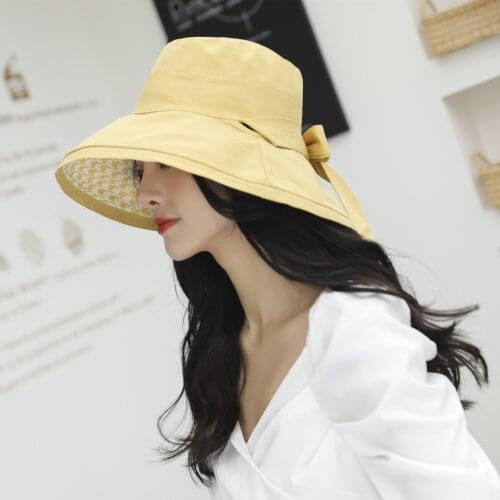 2021 New Qianniaoge Female Hat Adult Hat Summer Korean Japanese Double Faced Fisherman Hat