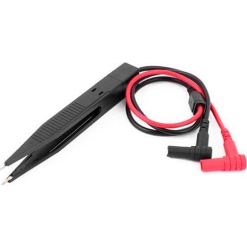 1 Pc LCR SMD Capacitor Resistor Electronic Clamp Meter Probe Multimeter Tweezer
