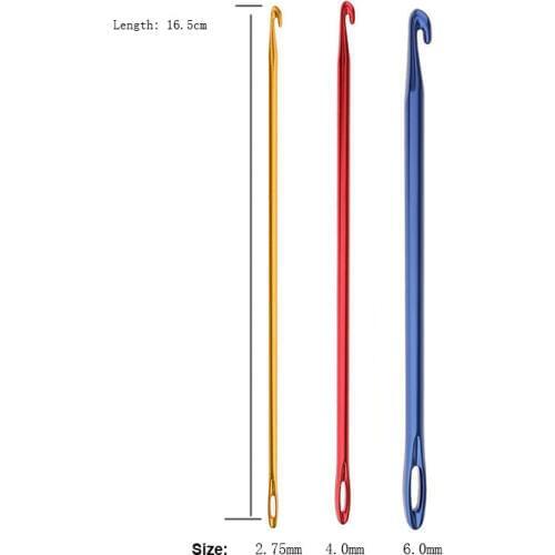 2019 Hot 1pcs Sewing Needle Stainless Steel Crocher Hook Knitting Needle Thread Sewing tool accessories