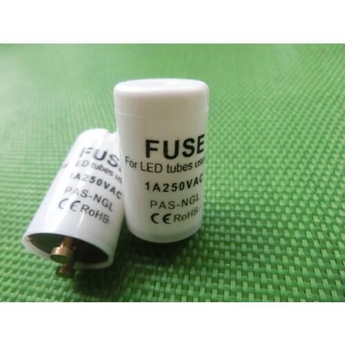 20pcs/lot CE/ROHS free shipping LED tube starter Only use for LED tube protection 250V/1A The best electronic LED fuse starter