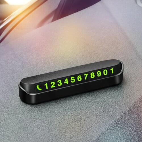 Hideable Car Phone Number Card Plate Stickers for Mazda 6 3 CX-5 CX3 Seat Ibiza Leon Altea Renault Megane 2 Duster Clio 2018