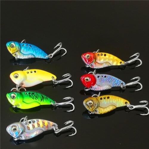 Swolfy 5PCS/lot metal vib fishing lure 5g/8g/11g/14g/20g Crankbait Vibration Spoon Spinner Sinking Bait isca artificial