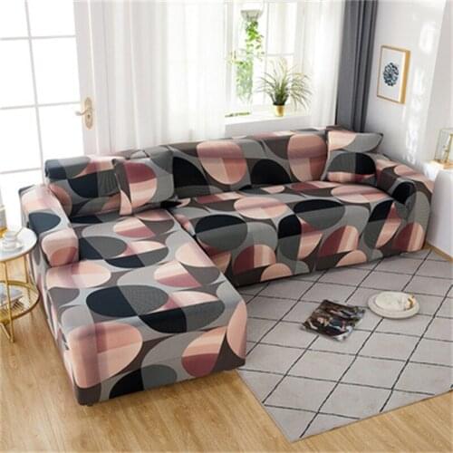 Sofa Cover Lazy Universal Full Cover Single Non-slip Cover Universal Leather Sofa Cover Nordic Geometric Four Seasons Applicable