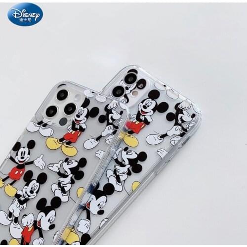 DISNEY 2021 Mickey Case for IPhone 11 12 Pro Xs Max iPhone SE 2020 7 8 Plus Cute Phone Case 360 Full Cover zz0425-7