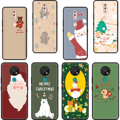 New Year Merry Christmas TPU Phone Case For Nokia G10 7.2 5.4 5.3 3.4 1.4 8.3 X10 2.4 2.3 C20 C30 XR20 C3 G20 5G Cover Fundas