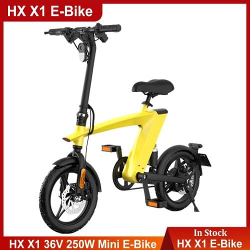 2021 Newest Version HX H1 Mini E-Bike 36V 250W Riding/ Electric Bike with Rear Spring shock Absorber