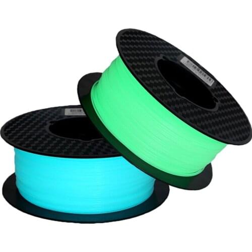 Noctilucous 3D Printer Filament PLA 1.75mm 250G/500g/1kg Noctilucent 3D Printe Material Glow in the Dark Noctilucous Blue Green