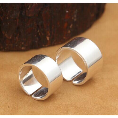 Handmade 999 Silver Ring Pure silver Ring Resizable Ring Lovers Ring