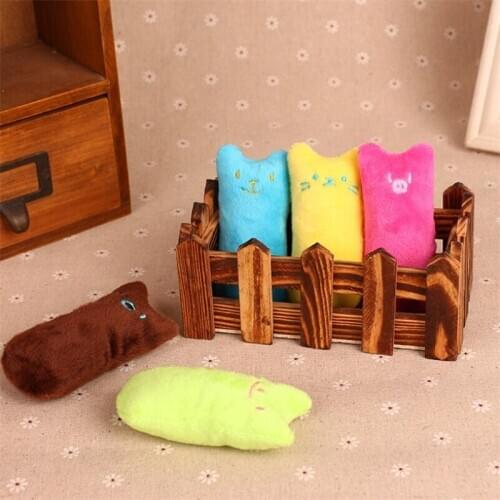 Hot Sales Fashion Teeth Grinding Catnip Toys Funny Interactive Plush Toy For Cats Puppy 5Colors Pets Dogs Chewing Claws Supplies