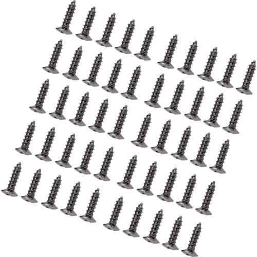 Set of 50pcs Guitar Pickguard Back Plate Screws for Stratocaster Replacement