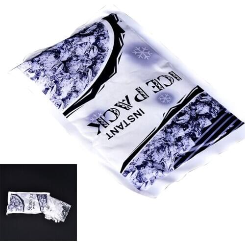1Pack/90g Disposable Pvc Bag Ice Pack Instant Cooling Speed Cold Ice Bag Sunstroke