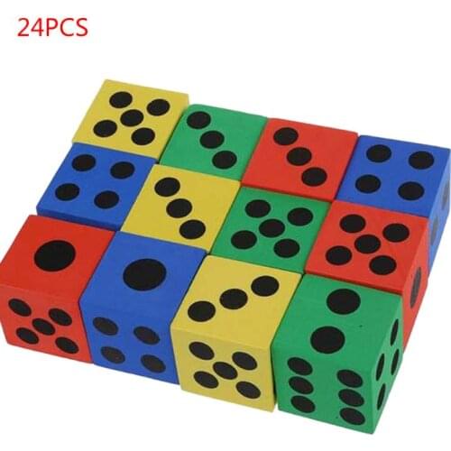Foam Dice Set - for Building Blocks, Educational Toys, Math Teaching, Pastime, Party Favors and Supplies
