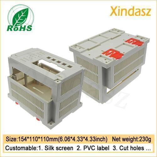 Electronic plastic enclosure plastic enclosure din project plastic boxes 154*110*110mm