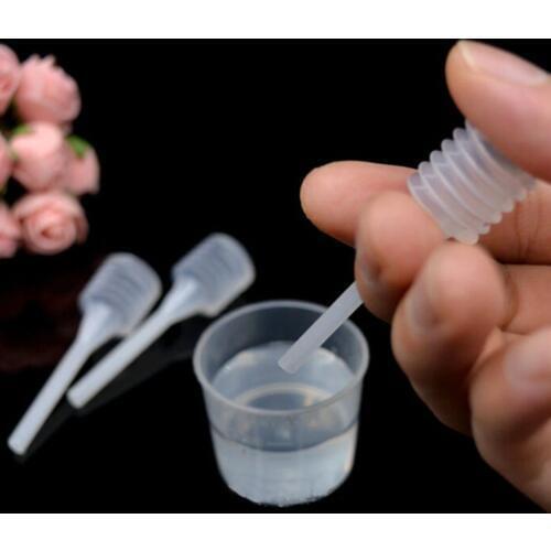 10PCS/set Transparent Pipettes Disposable Safe Plastic Eye Dropper Transfer Graduated Pipettes for Lab Experiment Supplies