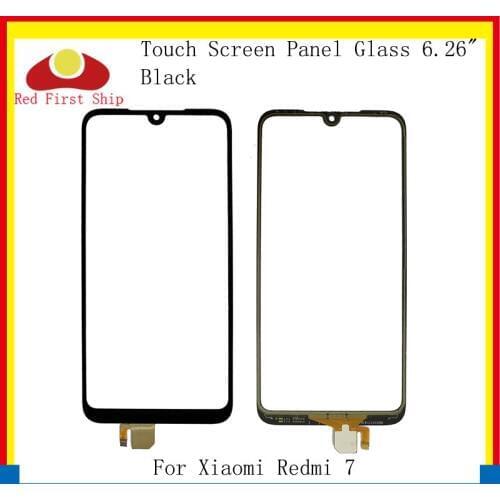 10Pcs/lot Touch Screen For Xiaomi Redmi 7 Touch Panel Digitizer Sensor Front LCD Glass Lens REDMI 7 Touchscreen Replacement