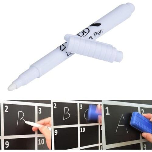 White Liquid Chalk Pens For Wall Sticker Kids Room Blackboard Kitchen Jar Convenient Removable Vinyl Wall Decal 3pcs 10pcs