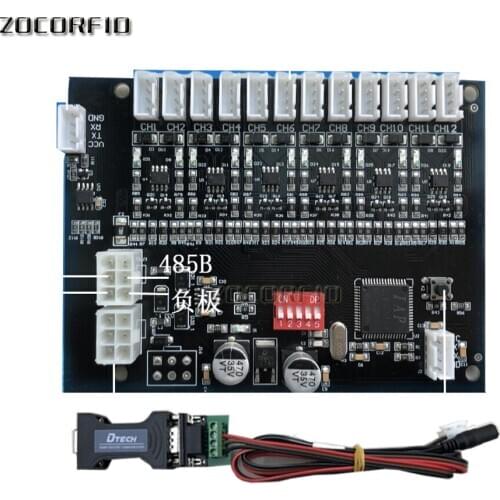 12V/24V RS485 12-channel Lock Status Detection Lattice Cabinet with Feedback Signal Take-out Cabinet Smart Bookcase Lock