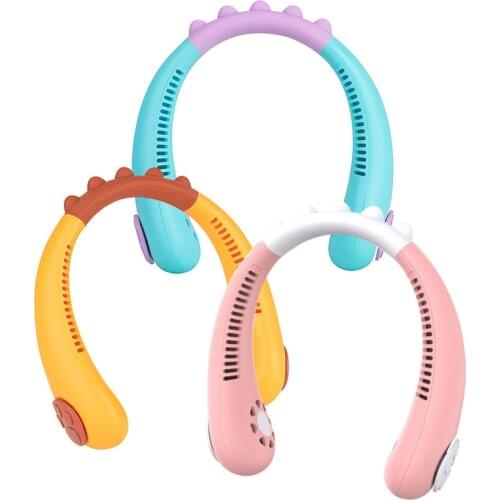 Childrens hanging neck fan KF5 cartoon hanging neck fan