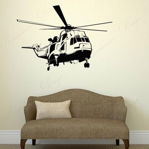 Modern Home Decor For Kids Boys Room War Aircraft Wall Sticker Vinyl Teens Gameroom Interior Design Decals Removable Murals 4392