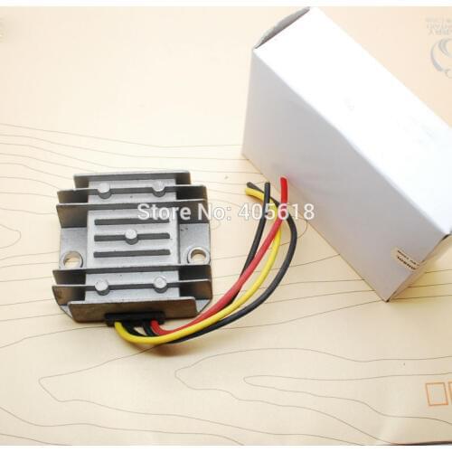 5pcs 72W/3A dc 12v to 24v converter Boost buck converter car voltage stabilizer/converter waterproof