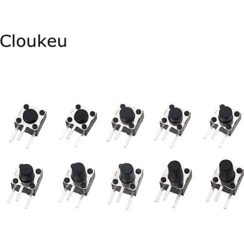 50Pcs 6*6*9.5 Side 3Pin Side press Touch switch 6x6x9.5mm Micro button switch
