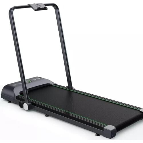 Exercise Treadmill With Handrail Ultra-Thin Foldable Running Walkingpad Electric Treadmill Safe Durable Home Fitness Equipment