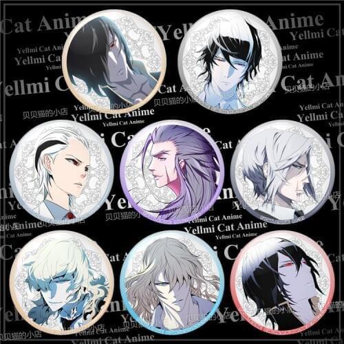 1pc Comic Cadis.Etrama.Di.Raize Noblesse DarkSpear Rajak. Kertia Badges Iron Brooch Brosche spilla