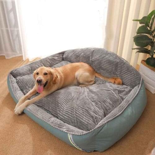 Pet Dog Bed Winter Warm Pet bed For Small Medium Large Dog Deep Sleep Bed Labradors House Removable Big Dog Bed Pet Dog House