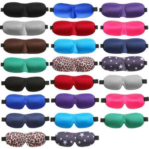 3D Sleep Mask Sleeping Eye Mask Yes / No nose Eyeshade Cover Shade Eye Patch Women Men Soft Portable Blindfold Travel Eyepatch