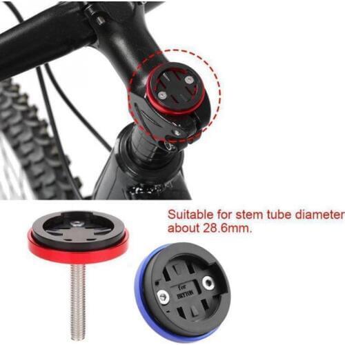 MTB Road Bike Computer GPS Speedometer Holder Stem Top Cap Cycling Stopwatch Mount Bracket For Bryton Cateye Garmin