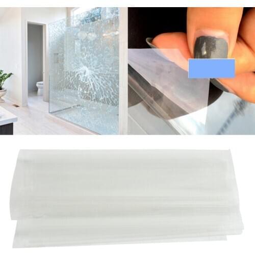 Transparent Safety Window Film Shatterproof Protect UV Blocks for Building Glass