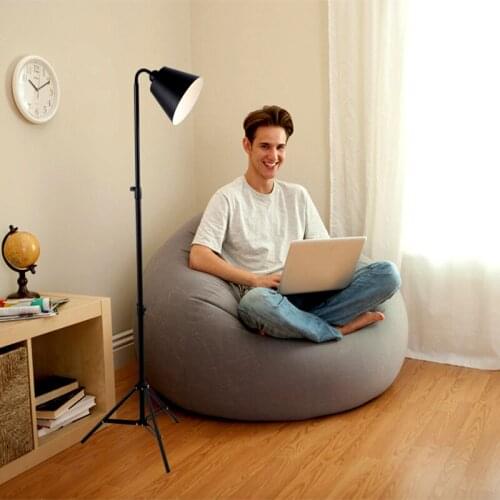 Modern iron paint retractable floor lamp living room study bedside table adjustable E27 LED 220V mobile coffee table small table