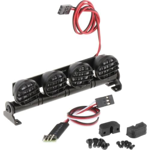 1/12 Metal RC Crawler Car LED Roof Light for MN90 MN91 MN90K MN91K MN99S Vehicles Buggy Trucks Accessories