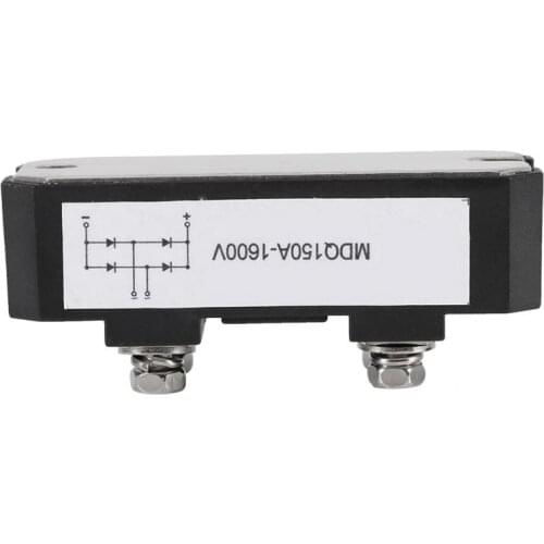 1pc Bridge Rectifier Black Single-Phase Diode Bridge Rectifier 150A Amp High Power 1600V Bridge Module