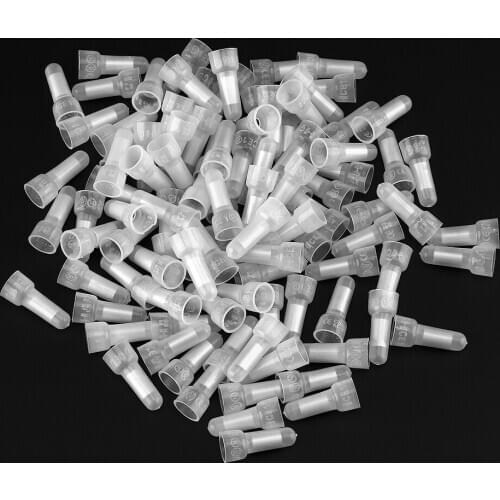 100pcs/lot CE-1 Nylon Crimp Caps AWG 22-18 Gauge Wire Terminal Closed End Connector for Car Audio Installations Cap