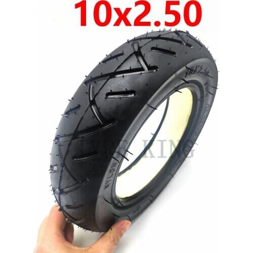 10x2.50 Solid Tire 10*2.50 Explosion Proof Filling Tyre for Folding Electric Scooter 10-inch E-Scooter Pocket Bike Razor Parts