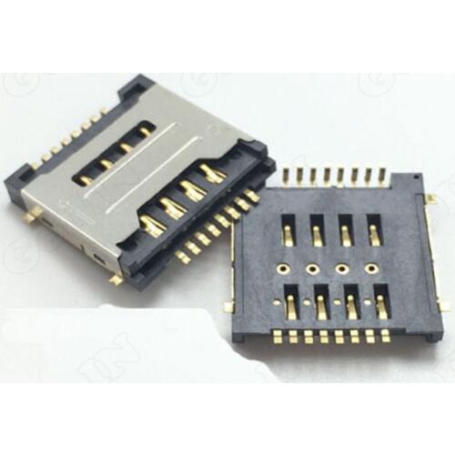 20pcs 2 in 1 SIM Card Connectors Slots Dual SIM Socket for HUAWEI Y320 G7300 T00 Y325 Y518 G600