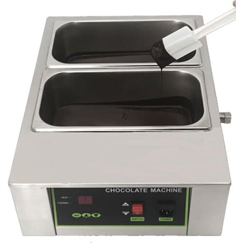 230V/110V 1000W Electric Chocolate Melting Furnace Chocolate Melter Stove Machine Melting Pot Double Cylinder