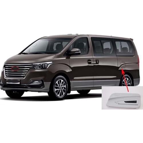 Chrome ABS Fuel Oil Tank Gas Cap Cover Trim for 2018-2020 Hyundai H-1 Grand Starex 1PCS Exterior Decoration