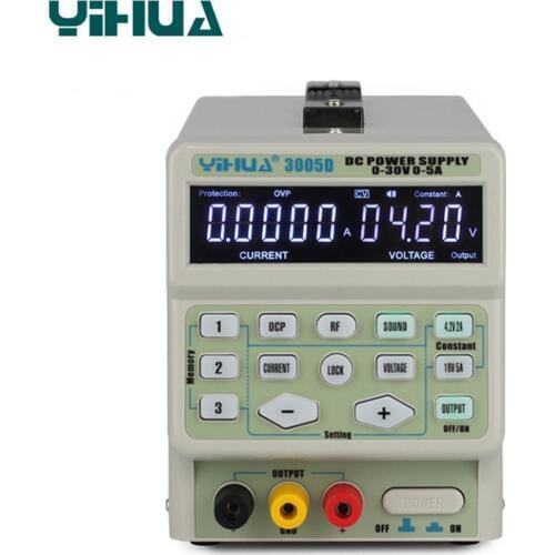YIHUA 3005D DC Power Supply Adjustable Digital Program Control 30V 5A Voltage Regulators Switching Laboratory DC Power Supplies