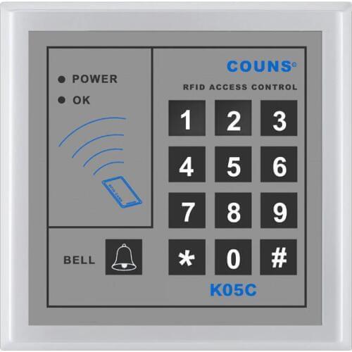 Access Control Keypad Rfid Access Control Keypad With 400 Users For RFID Door Access Control System