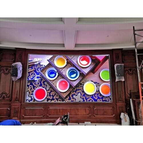 Indoor Die Casting Aluminum Cabinet Rental 576×576mm 96x96 pixel SMD2121 Full Color LED Display Panel