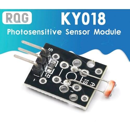 KY-018 3pin Optical Sensitive Resistance Light Detection Photosensitive Sensor Module for arduino DIY Kit KY018