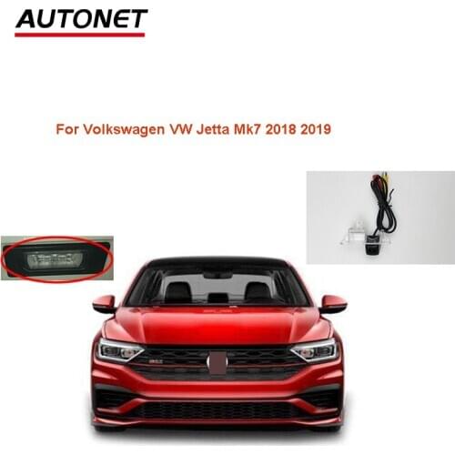 Autonet Rear view camera For Volkswagen VW Jetta Mk7 2018 2019CCD starlight backup reverse camera /license plate led car camera