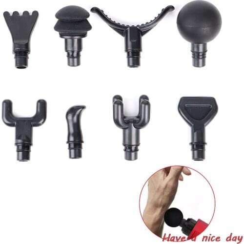 Universal Fascia Gun Massage Head Body Relaxation Fascia Massager Gun Replacement Head Silicone Massage Head