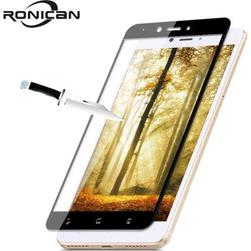RONICAN Tempered Glass For Xiaomi Redmi Note 4X Redmi 4X Full cover Screen Protector 9H Protector Film for Xiaomi Redmi 4X glass