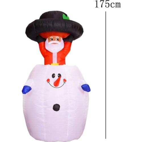 Christmas Inflatable Inflatable Model Will Suddenly Appear Santa Claus Inflatable Courtyard Decoration Party Party Props