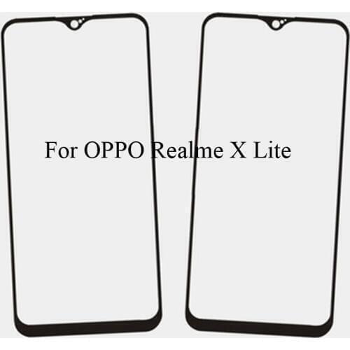 2PCS A+Quality For OPPO Realme X Lite Touch Screen Digitizer TouchScreen Glass panel Without Flex Cable For OPPO RealmeX Lite