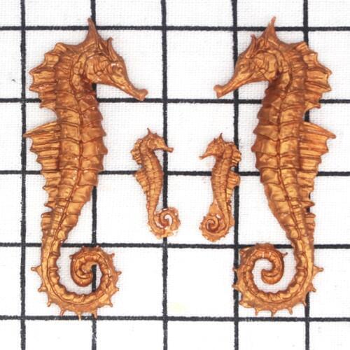 Sea Animal Seahorse Silica Gel Mold Turning Sugar Mold Chocolate Mold DIY Seahorse Cake Decoration Mold WMJ-106