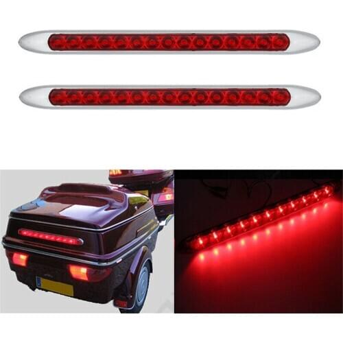 2PCS 15LED Trailer Lights Rear Light Stop Signal Trailer LED Lights Truck LED 24v Truck Lights LED 10-30V Tail Brake Light